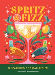 Colourful cover for cocktail book Spritz and Fizz