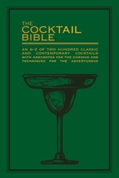 Green cover for the Cocktail Bible